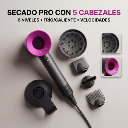 BloomAlissaAir™ — Secador 5 en 1 con Cabezales Intercambiables